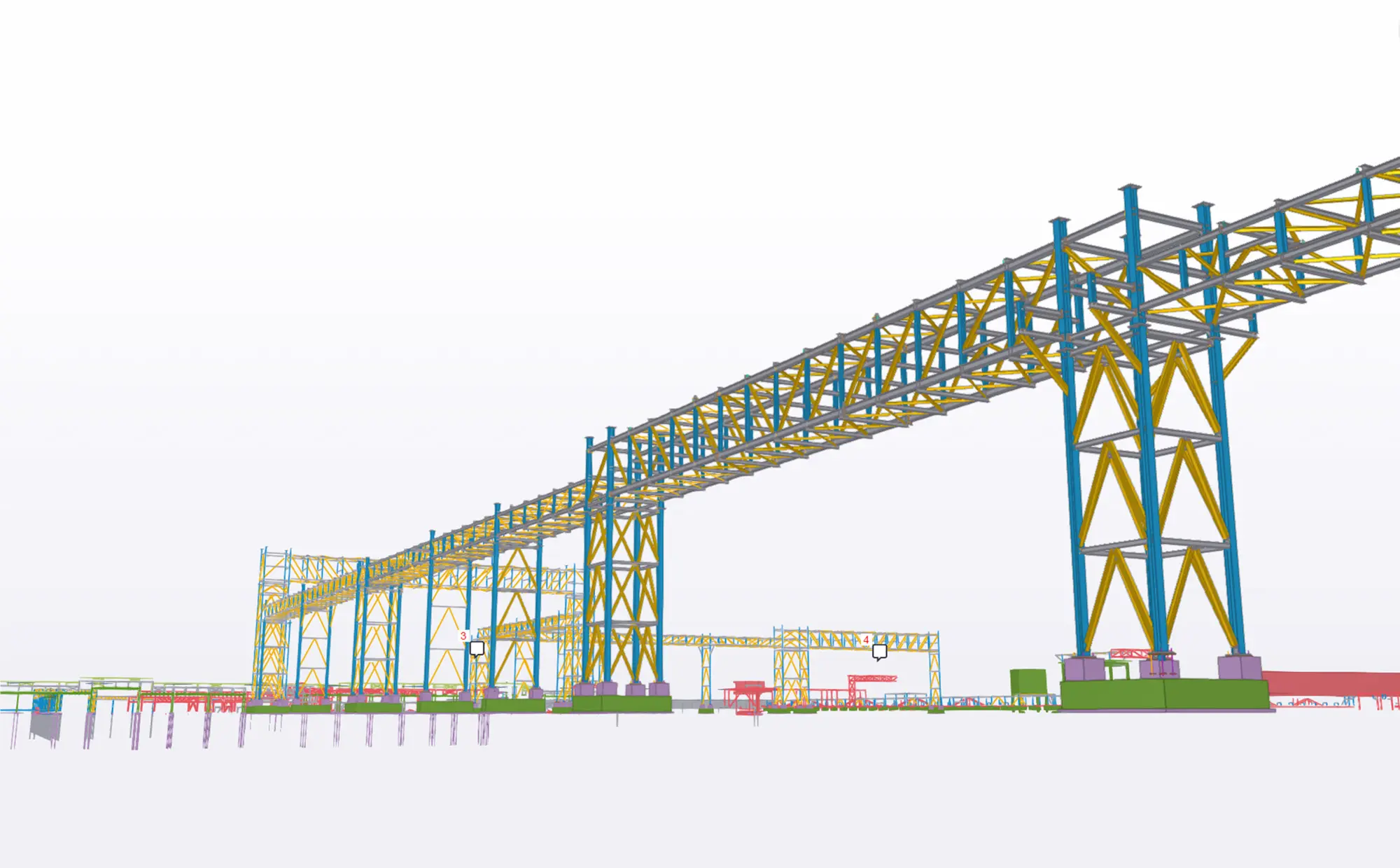 Engineering piperacks Yara Sluiskil - CCS project - Ferris Structural Steel
