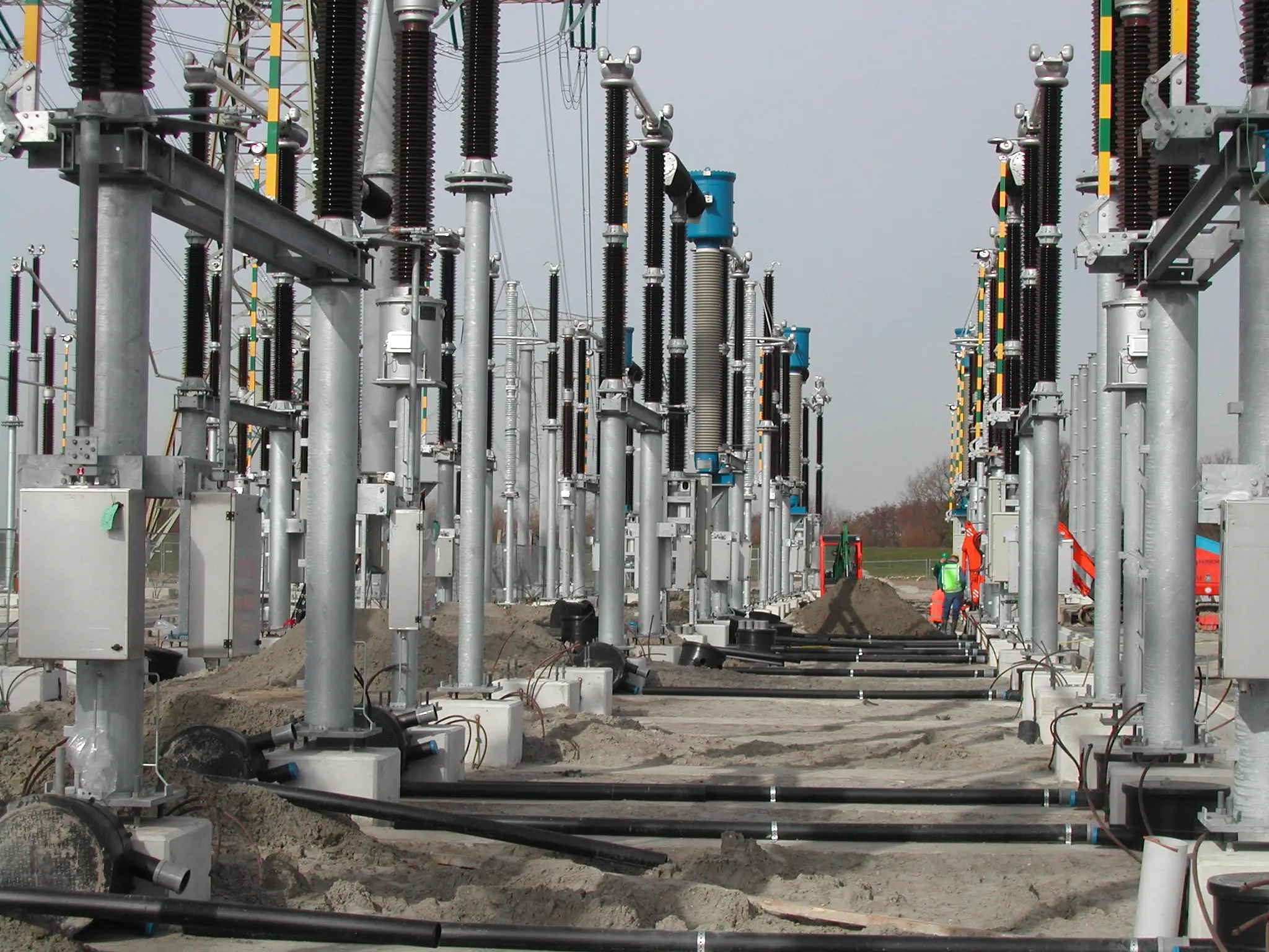Tennet 150kv hoogspanningstation